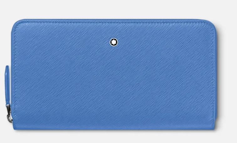 Montblanc 198217 Sartorial Wallet 12cc Zip Dusty Blue – Jewels in