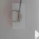 18K White Gold 0.50ctw Hoops Earrings