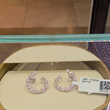 Diamond HOOPS Earring