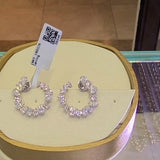 Diamond HOOPS Earring