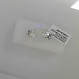 18K White Gold 2.00ctw Diamond 4-Prong Studs
