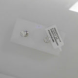 18K White Gold 1.00ctw Diamond Martini / 3-Prong Setting Studs