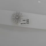 18K White Gold 1.40ctw Diamond Pendant