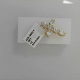 18K Yellow Gold 3.05ctw Diamond Cross Pendant