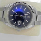 Rolex Datejust 36mm – Ref: 126234-0050 – Blue Fluted Motif Dial Stainless Steel Oyster Bracelet Watch