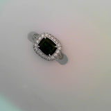 Platinum / Palladium Finish 4.40ctw Diamond Solitaire Ring