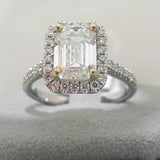 18K White Gold 0.98ctw Diamond Solitaire Ring