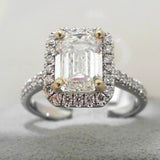 18K White Gold 2.01ctw Diamond Solitaire Ring