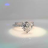 18K White Gold 2.00ctw Diamond Solitaire Ring