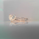 18K White Gold 2.00ctw Diamond Solitaire Ring