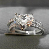 18K White Gold 2.00ctw Diamond Solitaire Ring