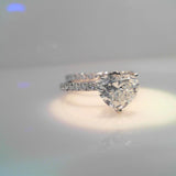 18K White Gold 0.95ctw Diamond Solitaire Ring