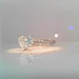 18K White Gold 0.95ctw Diamond Solitaire Ring