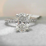 18K White Gold 1.51ctw Diamond Solitaire Ring