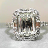 18K White Gold 1.51ctw Diamond Solitaire Ring