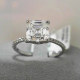 18K White Gold 0.50ctw Diamond Solitaire Ring