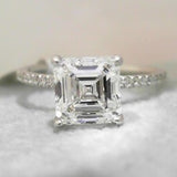 18K White Gold 0.50ctw Diamond Solitaire Ring