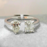 18K White Gold 0.51ctw Diamond Solitaire Ring
