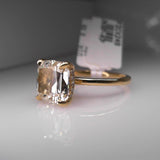 18K Yellow Gold 3.02ctw Diamond Solitaire Ring