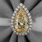 18K White Gold 1.65ctw Diamond Solitaire Ring