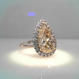 18K White Gold 1.65ctw Diamond Solitaire Ring