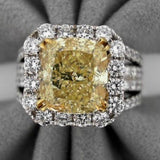18K White Gold 1.85ctw Diamond Solitaire Ring