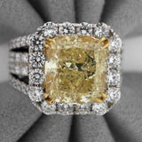 18K White Gold 1.85ctw Diamond Solitaire Ring