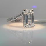 18K White Gold 5.03ctw Diamond Solitaire Ring
