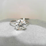18K White Gold 2.40ctw Diamond Solitaire Ring