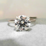 18K White Gold 2.40ctw Diamond Solitaire Ring