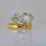 18K Yellow Gold 2.51ctw Diamond Solitaire Ring