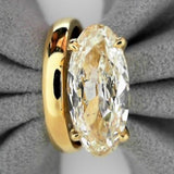 18K Yellow Gold 2.51ctw Diamond Solitaire Ring