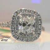 18K White Gold 0.86ctw Diamond Solitaire Ring