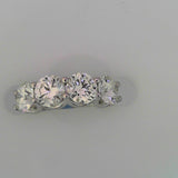 14K White Gold 2.80ctw Diamond Solitaire Ring