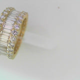 18K Yellow Gold 6.32ctw Diamond Right Hand Ring