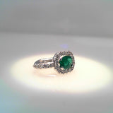 18K White Gold 0.16ctw Hoops Earrings