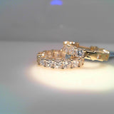 Diamond HOOPS Earring