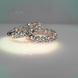 Diamond HOOPS Earring