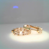 Diamond HOOPS Earring