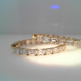 Diamond HOOPS Earring