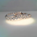 Diamond HOOPS Earring