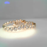 Diamond HOOPS Earring