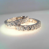Diamond HOOPS Earring