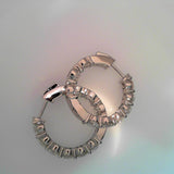 Diamond HOOPS Earring