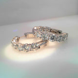 Diamond HOOPS Earring