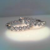 Diamond HOOPS Earring