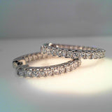 Diamond HOOPS Earring