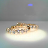 Diamond HOOPS Earring