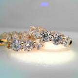 Diamond HOOPS Earring