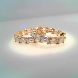 Diamond HOOPS Earring